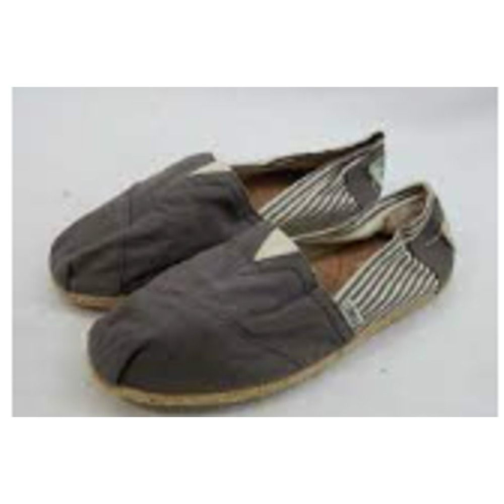 TOMS- Original Women's Brown Stripe Flat -7.5